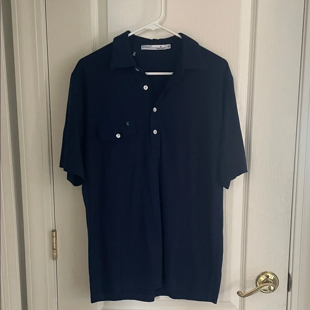 Criquet Dark Blue Polo Shirt